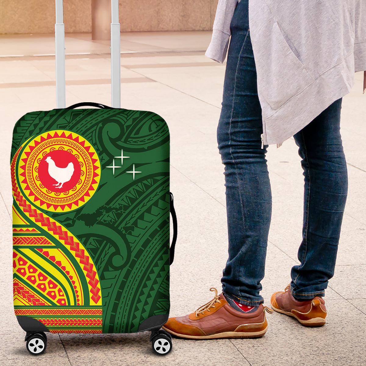 Manu'a Cession Day Luggage Cover Polynesian Pattern