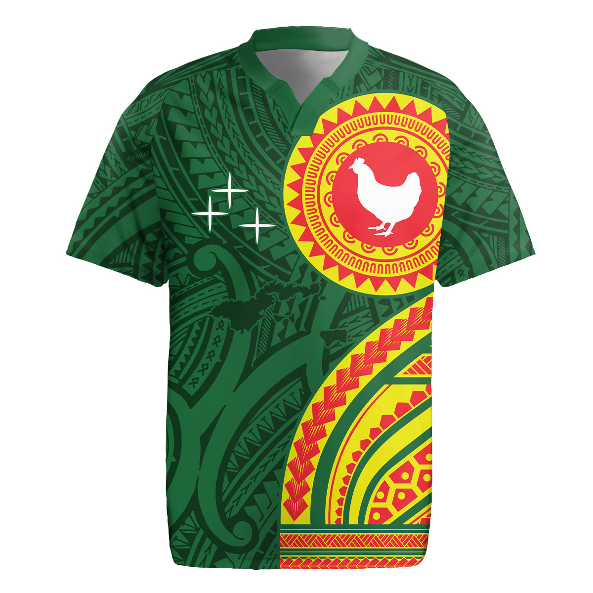Manu'a Cession Day Rugby Jersey Polynesian Pattern