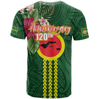 Manu'a Cession Day 120th Anniversary T Shirt Polynesian Pattern and Hibiscus Flower