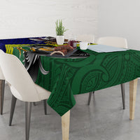 Manu'a Island and American Samoa Tablecloth Rooster and Eagle Mascot LT03 - Polynesian Pride