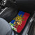 Philippines Lapu Lapu King Jasmine Flowers Car Mats Filipino Sun Tattoo