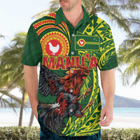 Proud of Manu'a Islands Hawaiian Shirt Rooster and Polynesian Art Wing Style