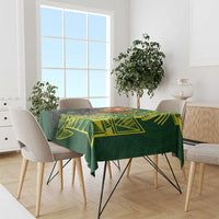 Proud of Manu'a Islands Tablecloth Rooster and Polynesian Art Wing Style LT03 - Polynesian Pride