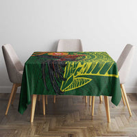 Proud of Manu'a Islands Tablecloth Rooster and Polynesian Art Wing Style LT03 - Polynesian Pride