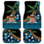 Fiji Day Car Mats Palm Tree With Plumeria Tapa Tribal Pattern