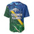 Solomon Islands Polynesian Tribal Shark and Crocodile Baseball Jersey