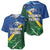 Solomon Islands Polynesian Tribal Shark and Crocodile Baseball Jersey