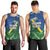 Solomon Islands Polynesian Tribal Shark and Crocodile Men Tank Top