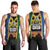 Solomon Islands Remembrance Day Men Tank Top Lest We Forget and Polynesian Tattoo Pattern