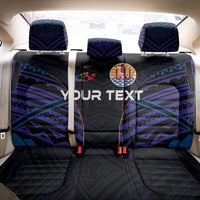 Personalised Tahiti Triathlon Polynesian Pattern Back Car Seat Cover