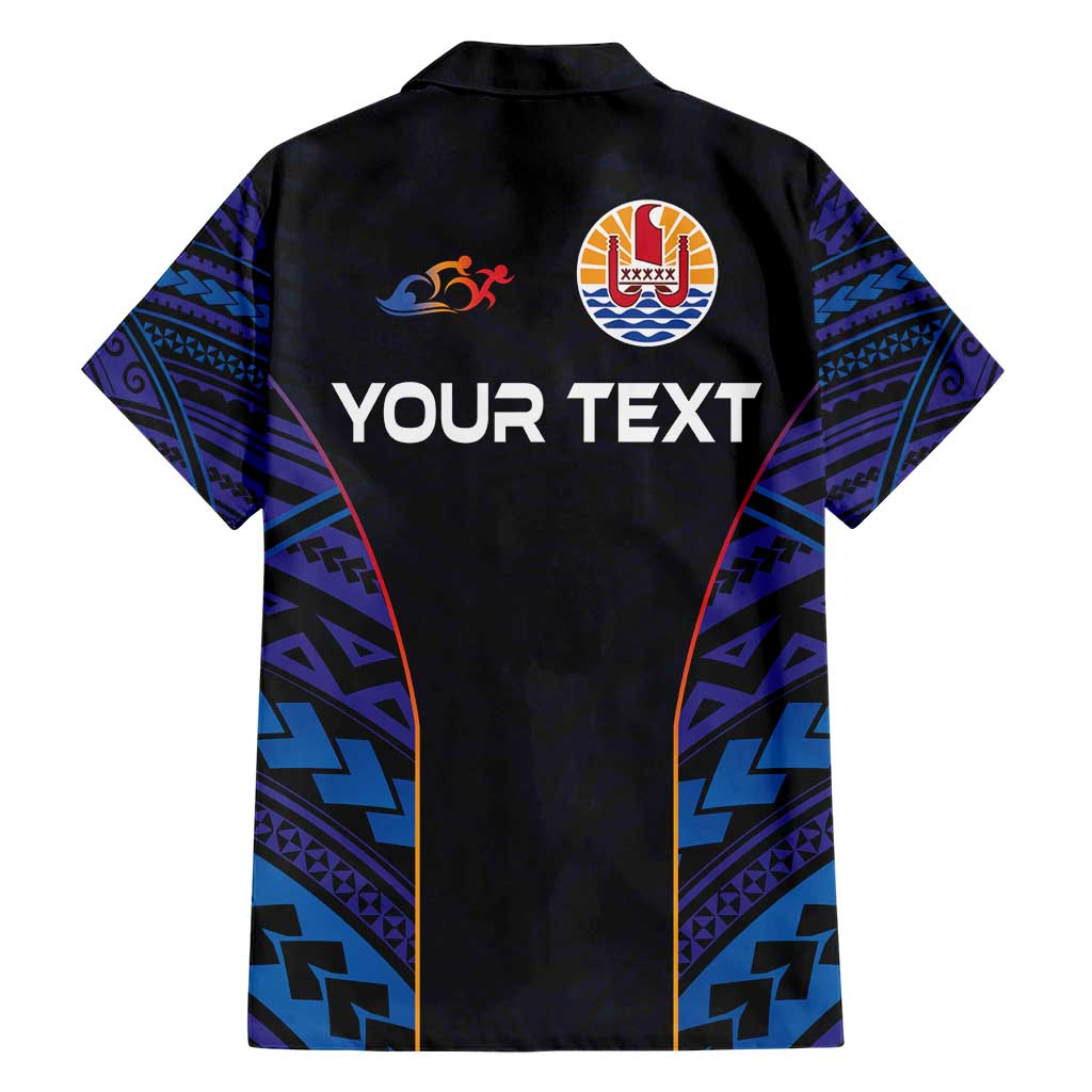 Personalised Tahiti Triathlon Polynesian Pattern Hawaiian Shirt LT03 - Polynesian Pride
