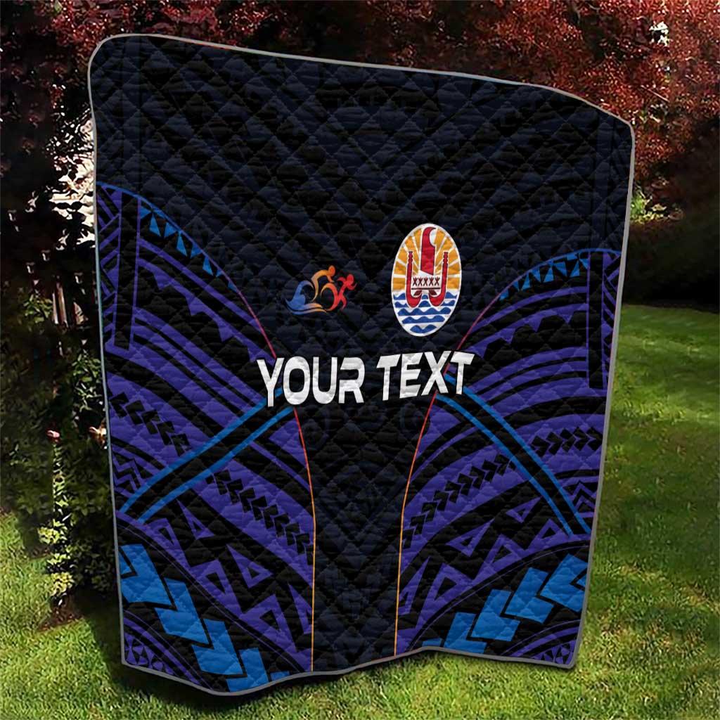 Personalised Tahiti Triathlon Polynesian Pattern Quilt LT03 - Polynesian Pride