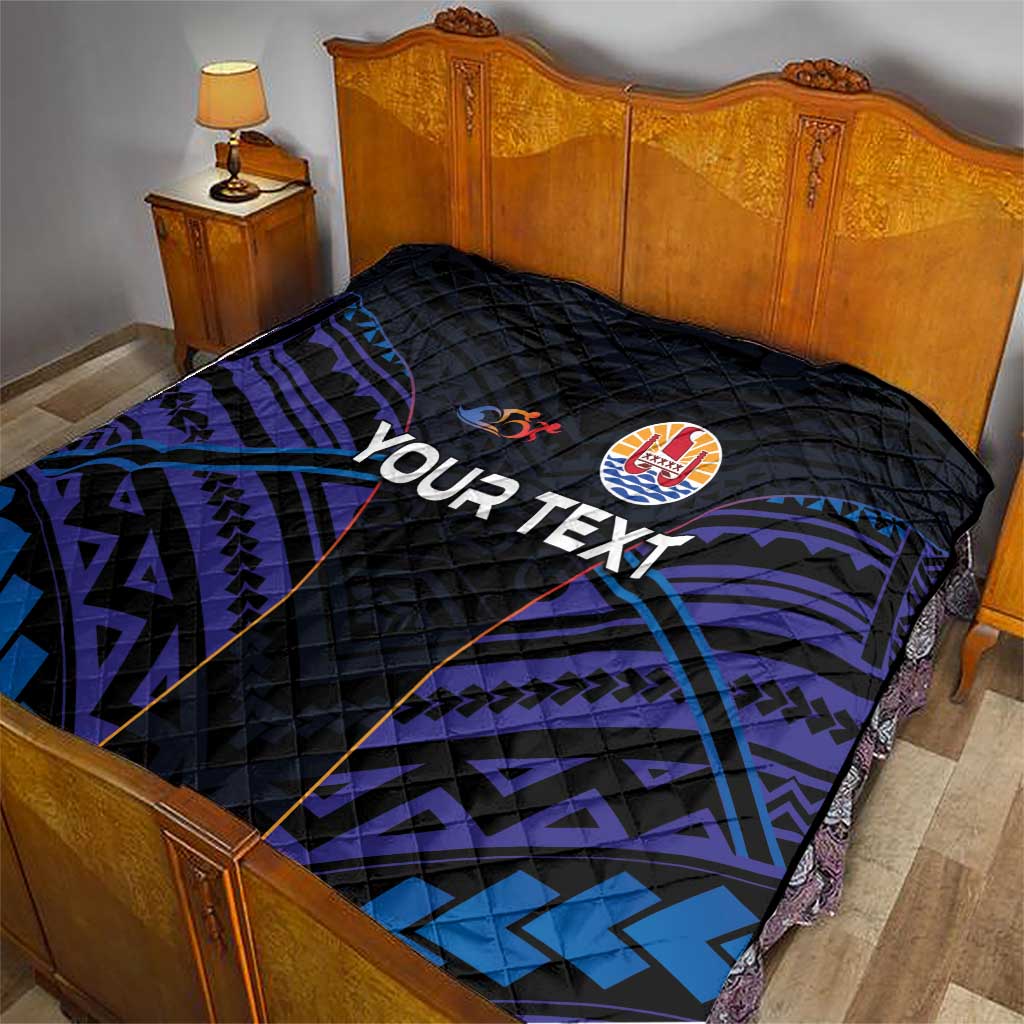 Personalised Tahiti Triathlon Polynesian Pattern Quilt LT03 - Polynesian Pride
