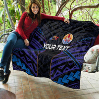 Personalised Tahiti Triathlon Polynesian Pattern Quilt LT03 - Polynesian Pride