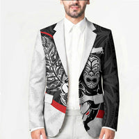 Personalised Aotearoa Lawn Bowls Blazer Maori Warrior and Silver Fern Sporty Style LT03 - Polynesian Pride