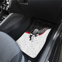 Aotearoa Lawn Bowls Car Mats Maori Warrior and Silver Fern Sporty Style LT03 - Polynesian Pride