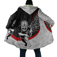Personalised Aotearoa Lawn Bowls Cloak Maori Warrior and Silver Fern Sporty Style LT03 - Polynesian Pride