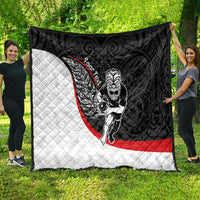 Personalised Aotearoa Lawn Bowls Quilt Maori Warrior and Silver Fern Sporty Style LT03 - Polynesian Pride