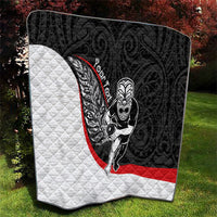 Personalised Aotearoa Lawn Bowls Quilt Maori Warrior and Silver Fern Sporty Style LT03 - Polynesian Pride