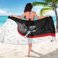 Personalised Aotearoa Lawn Bowls Sarong Maori Warrior and Silver Fern Sporty Style LT03 - Polynesian Pride