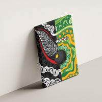 Personalised Aotearoa and Australia Lawn Bowls Canvas Wall Art Maori Fern and Aboriginal Pattern LT03 - Polynesian Pride