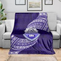 Tonga Tupou High School Blanket Traditional Ngatu and Polynesian Pattern LT03 - Polynesian Pride