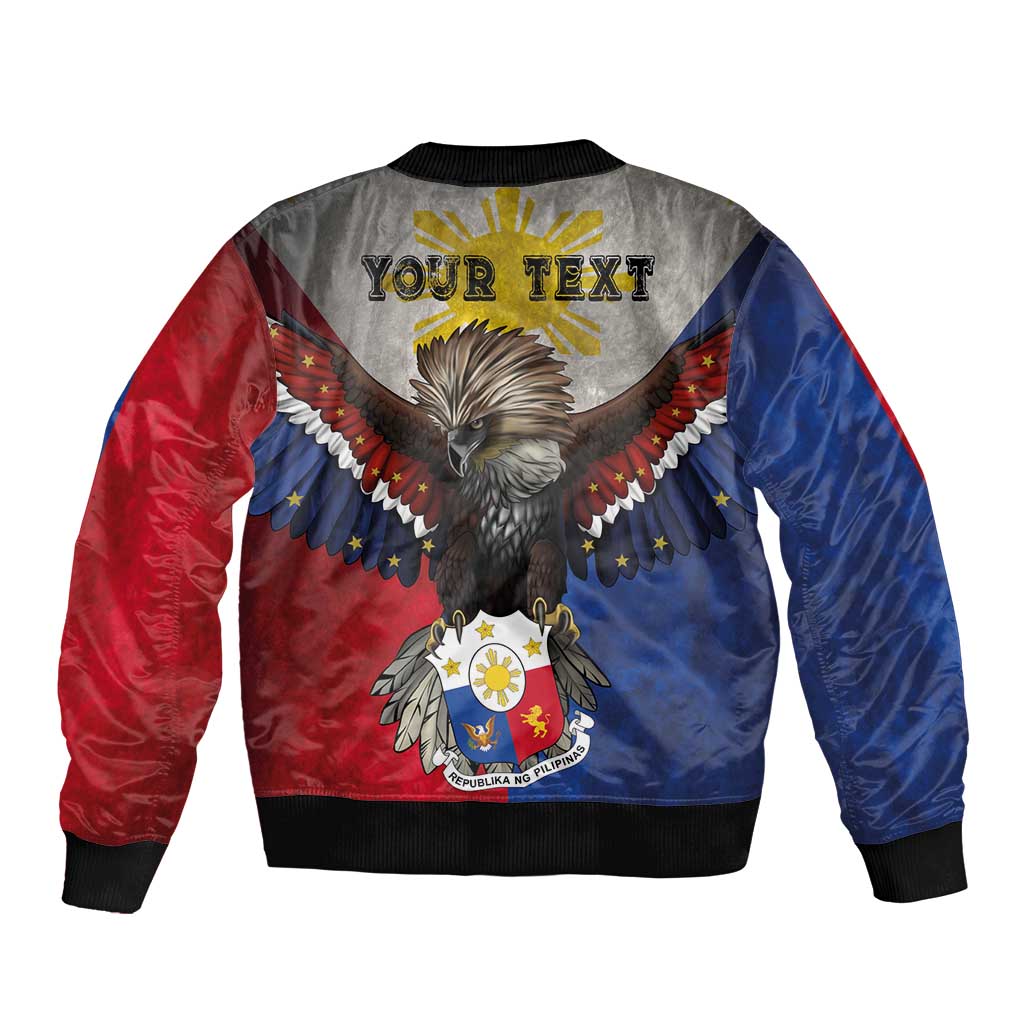 Custom Philippines World Champion Boxing Bomber Jacket Eagle-Grunge Design LT03 - Polynesian Pride