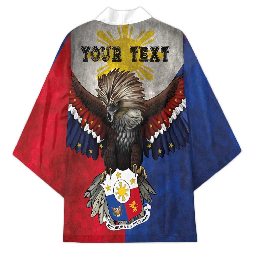 Custom Philippines World Champion Boxing Kimono Eagle-Grunge Design LT03 - Polynesian Pride