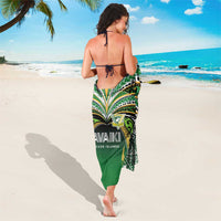 Cook Islands Rugby League Sarong Avaiki Tatau Tribal Motifs Black Color LT03 - Polynesian Pride