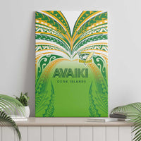 Cook Islands Rugby League Canvas Wall Art Avaiki Tatau Tribal Motifs White Color LT03 - Polynesian Pride