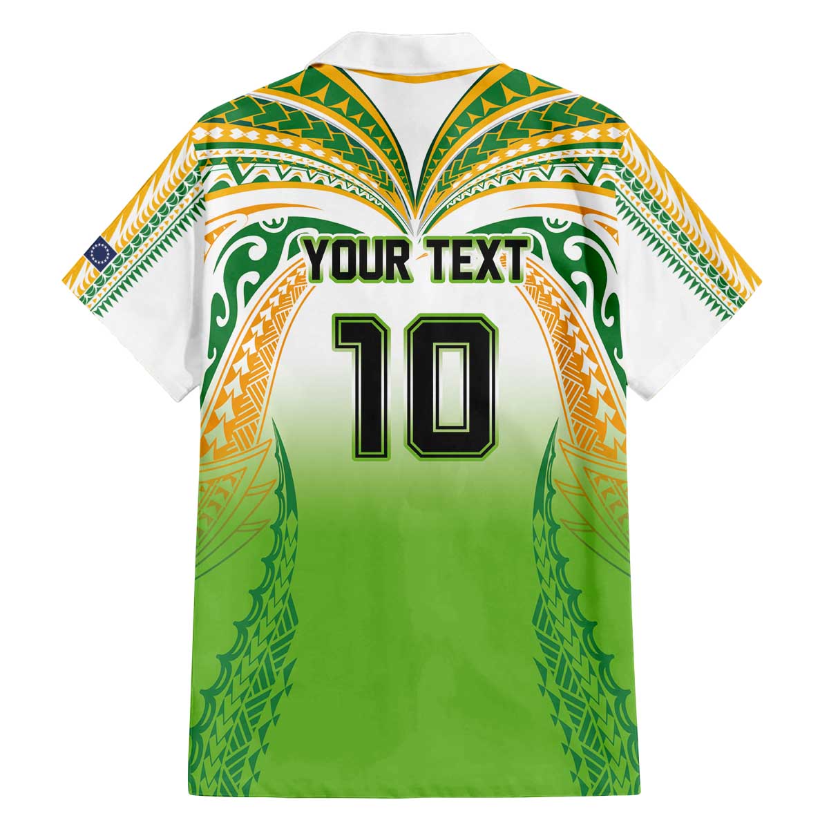 Custom Cook Islands Rugby League Family Matching Off The Shoulder Long Sleeve Dress and Hawaiian Shirt Avaiki Tatau Tribal Motifs White Color - Polynesian Pride