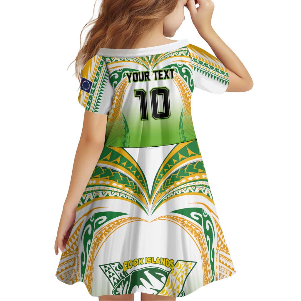 Custom Cook Islands Rugby League Family Matching Puletasi and Hawaiian Shirt Avaiki Tatau Tribal Motifs White Color LT03 - Polynesian Pride