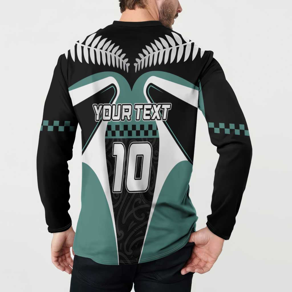 Custom New Zealand Bicycle 2025 Button Sweatshirt