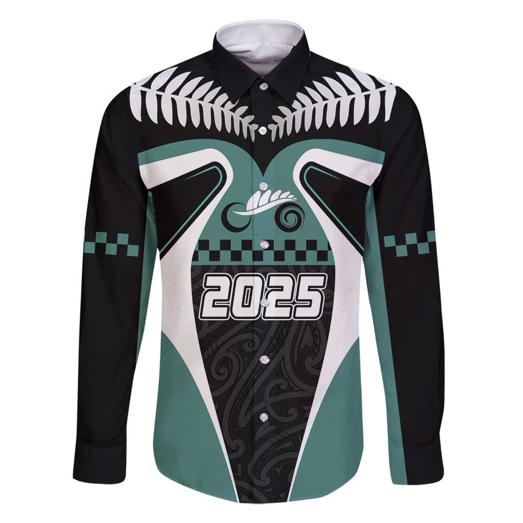 Custom New Zealand Bicycle 2025 Family Matching Off Shoulder Short Dress and Hawaiian Shirt