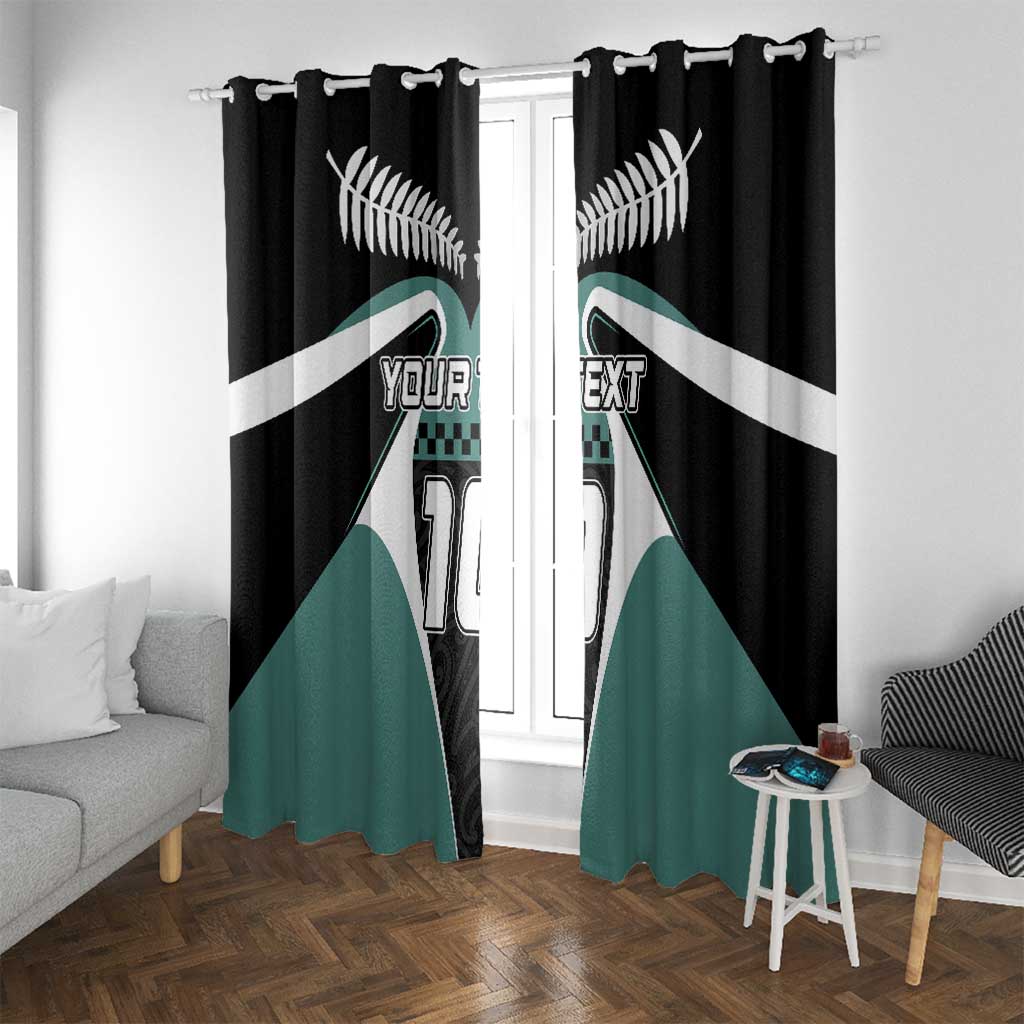 Custom New Zealand Bicycle 2025 Window Curtain