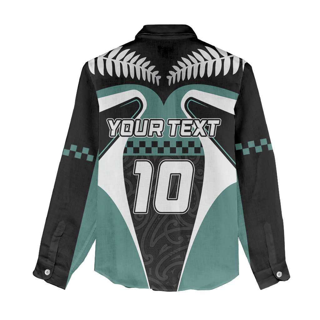 Custom New Zealand Bicycle 2025 Women Casual Shirt