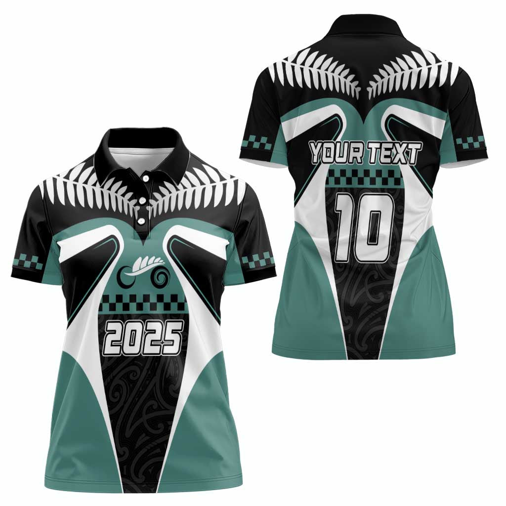 Custom New Zealand Bicycle 2025 Women Polo Shirt