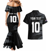 Custom New Zealand Football-Towards World Cup 2026 Couples Matching Mermaid Dress and Hawaiian Shirt
