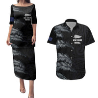 Custom New Zealand Football-Towards World Cup 2026 Couples Matching Puletasi and Hawaiian Shirt