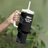Custom New Zealand Football-Towards World Cup 2026 Tumbler With Handle LT03 - Polynesian Pride