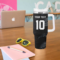 Custom New Zealand Football-Towards World Cup 2026 Tumbler With Handle LT03 - Polynesian Pride