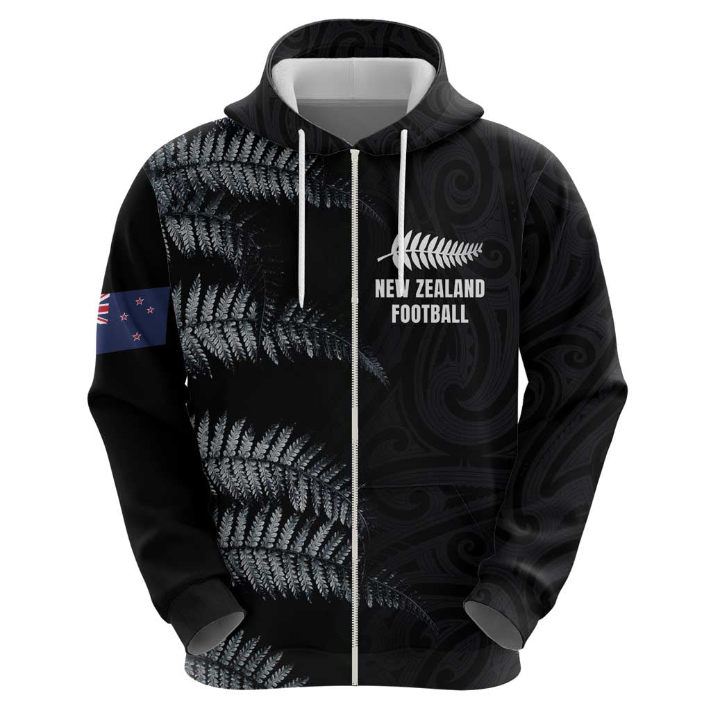 Custom New Zealand Football-Towards World Cup 2026 Zip Hoodie