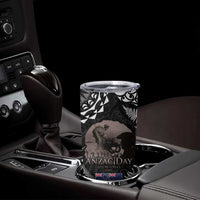 New Zealand and Cook Islands ANZAC Day Tumbler Cup Gallipoli Lest We Forget Tatau Art Tribal and Maori Tattoo with Fern LT03 - Polynesian Pride