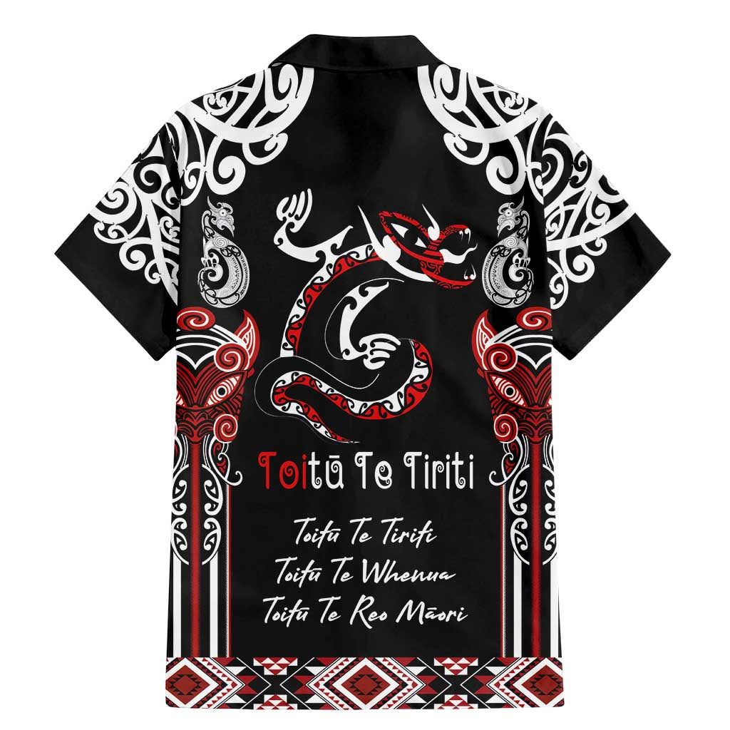 Aotearoa Toitu Te Tiriti-Maori Taniwha Family Matching Mermaid Dress and Hawaiian Shirt Toitu Te Whenua Toitu Te Reo Maori LT03 - Polynesian Pride