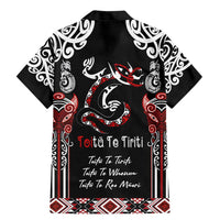 Aotearoa Toitu Te Tiriti-Maori Taniwha Family Matching Mermaid Dress and Hawaiian Shirt Toitu Te Whenua Toitu Te Reo Maori LT03 - Polynesian Pride