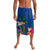 Guam Liberation Day 80th Anniversary Lavalava Palm Tree and Seal Artwork Hibiscus Polynesian Pattern