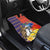 Philippines Kadayawan Car Mats Filipino Eagle Durian with Polynesian and Igorots Pattern