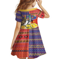 Philippines Kadayawan Family Matching Tank Maxi Dress and Hawaiian Shirt Filipino Eagle Durian with Polynesian and Igorots Pattern