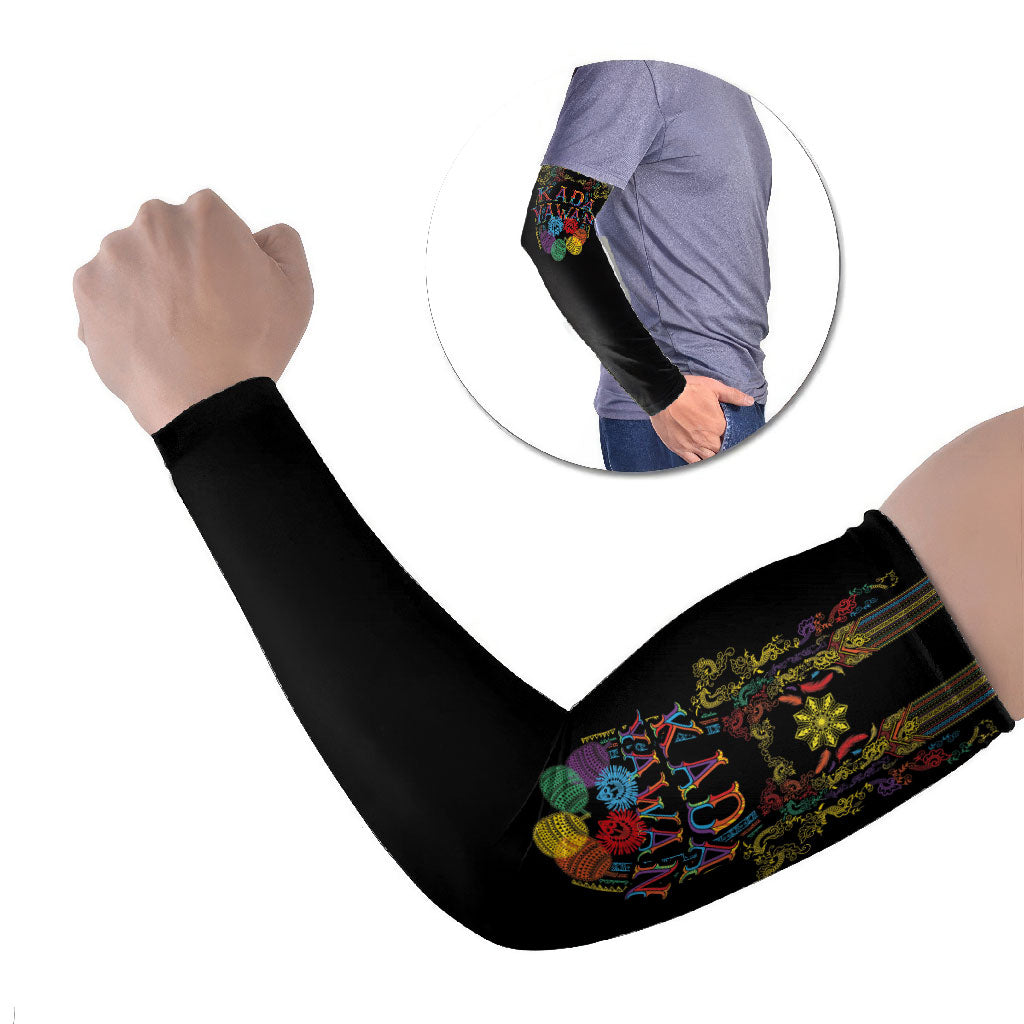 Philippines Kadayawan Festival Arm Sleeves Polynesian Tribal Art Barong Style