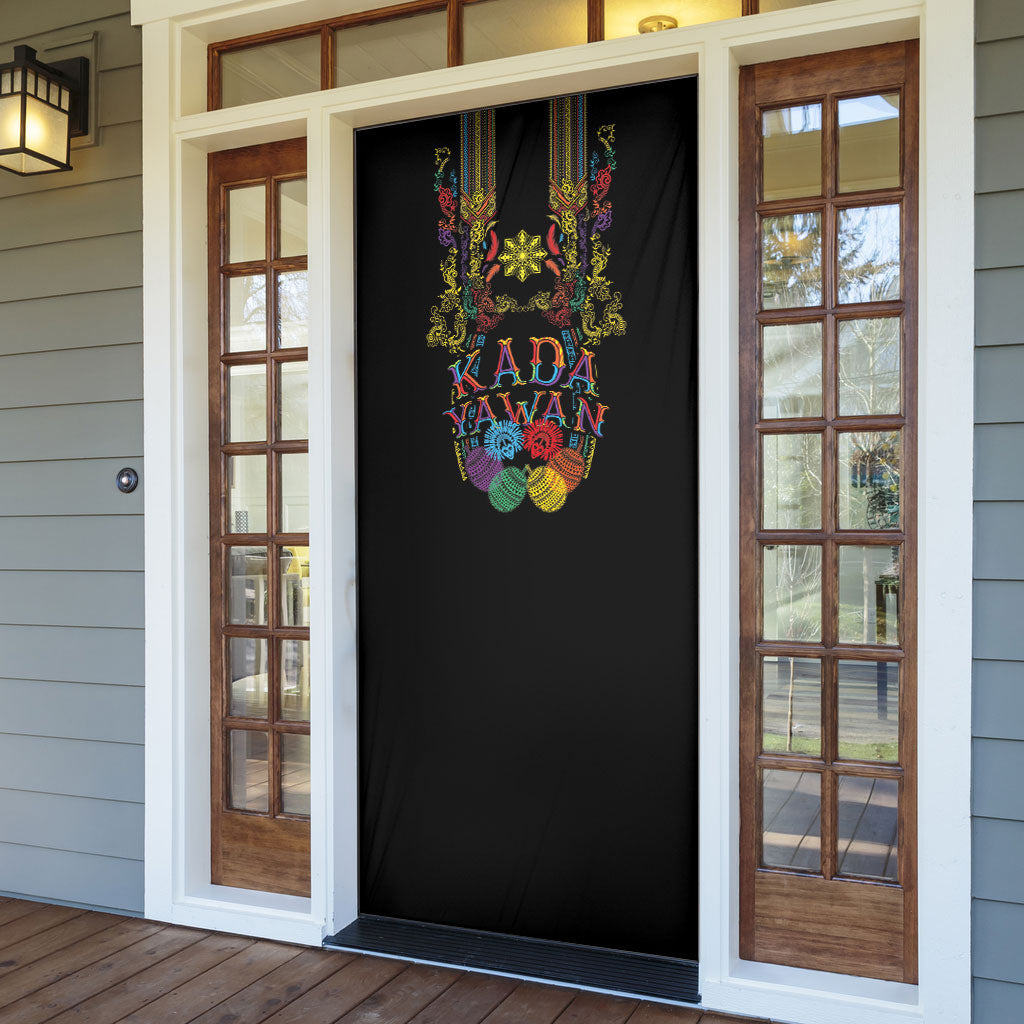 Philippines Kadayawan Festival Door Cover Polynesian Tribal Art Barong Style LT03 - Polynesian Pride